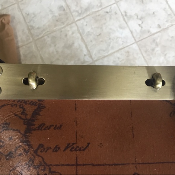 New! Patricia Nash Benvenuto Leather Signature Map Tote Bag - Picture 9 of 13